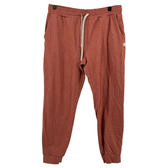 Vuori Performance Jogger Terracotta Orange Heather Women M DreamKnit VW303 Comfy - Picture 1 of 7
